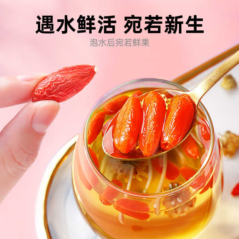 Ningxia Premium Goji Berries Qili Xiang 100g Bag Portable Red Fruit 2025 New Stock Goji Berries Wholesale