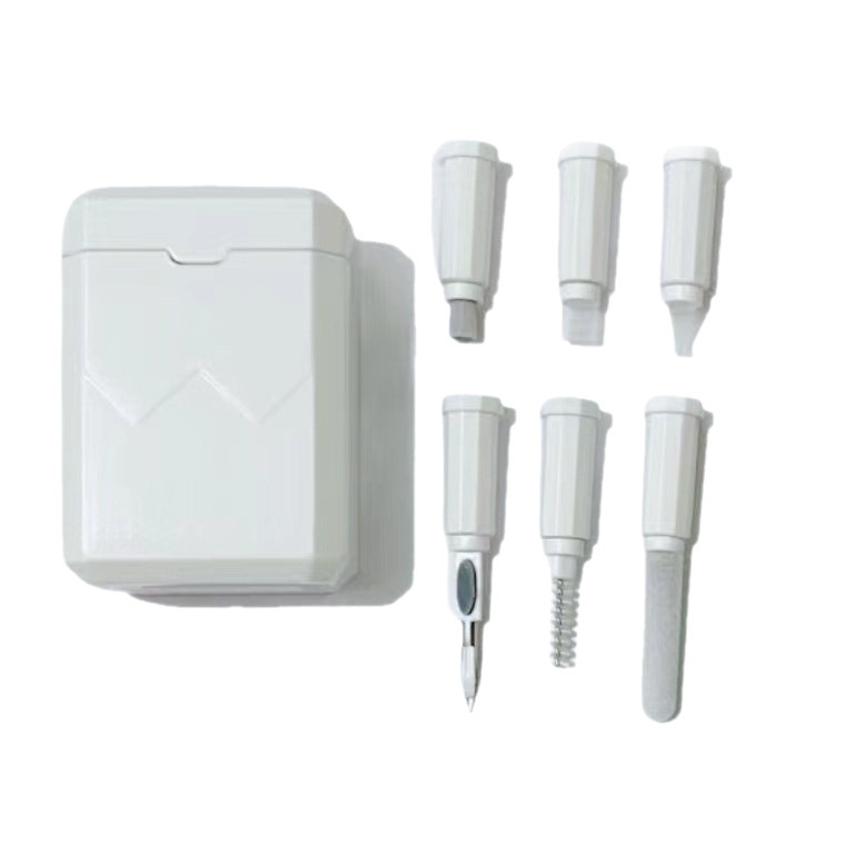 Brand New Cross-Border Popular Small 7-in-1 Bluetooth Headset Cleaning Set Multi-Functional Mobile Phone Bluetooth Headset Cleaning Pen
