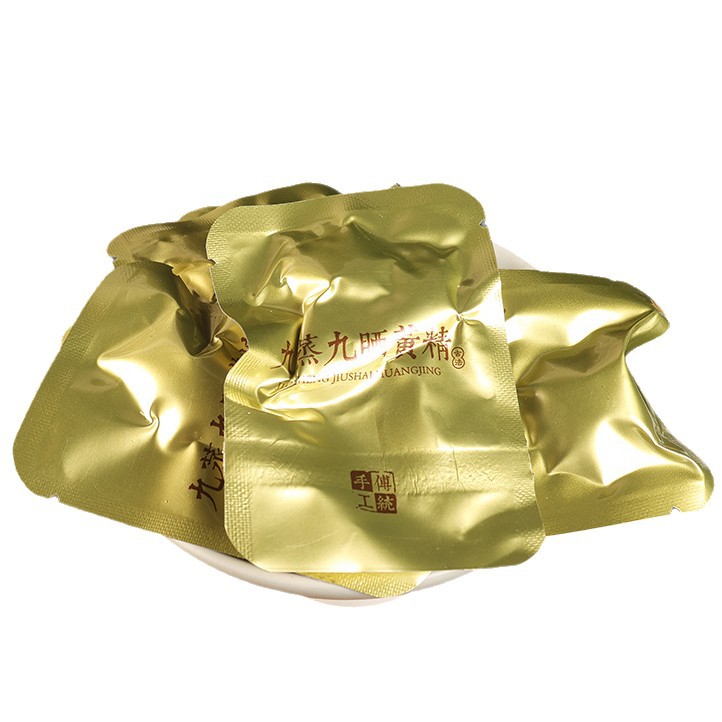 九蒸九晒黄精中药材 九蒸九制九华山黄精 即食黄精泡水喝黄精茶