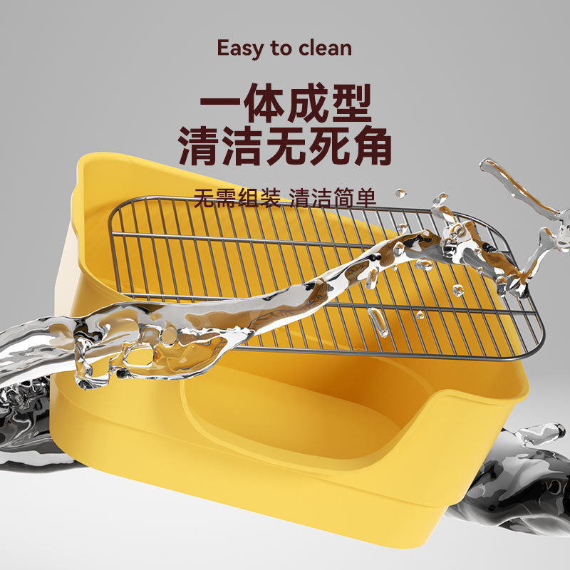 Dog Toilet Bathtub Type Anti-Pee Splash Easy to Clean Iron Mesh Dog Potty Small, Medium and Large Dog Pet Extra Large Dog Pee Pot