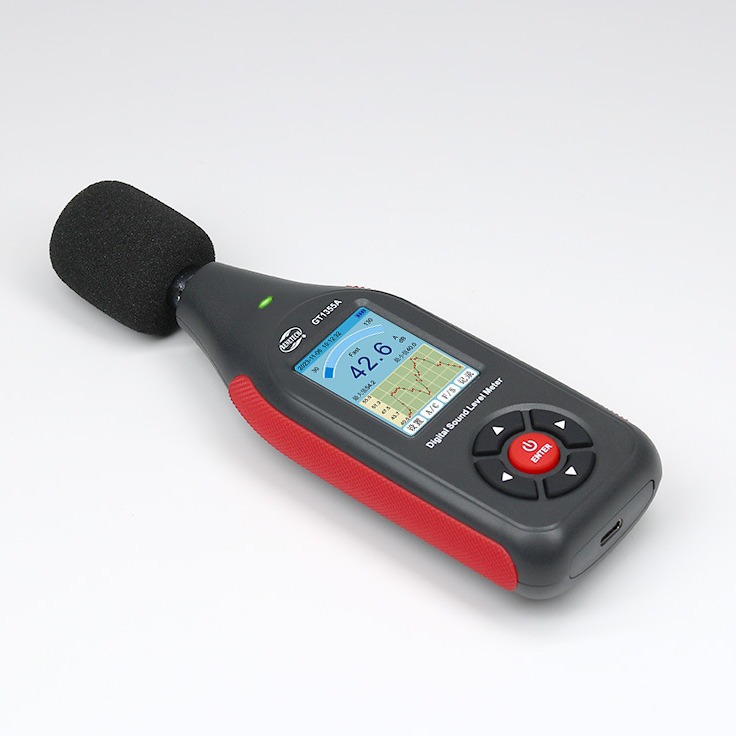 BENETECH/standard intelligence GT1355A noise meter decibel meter sound level noise volume tester with software storage