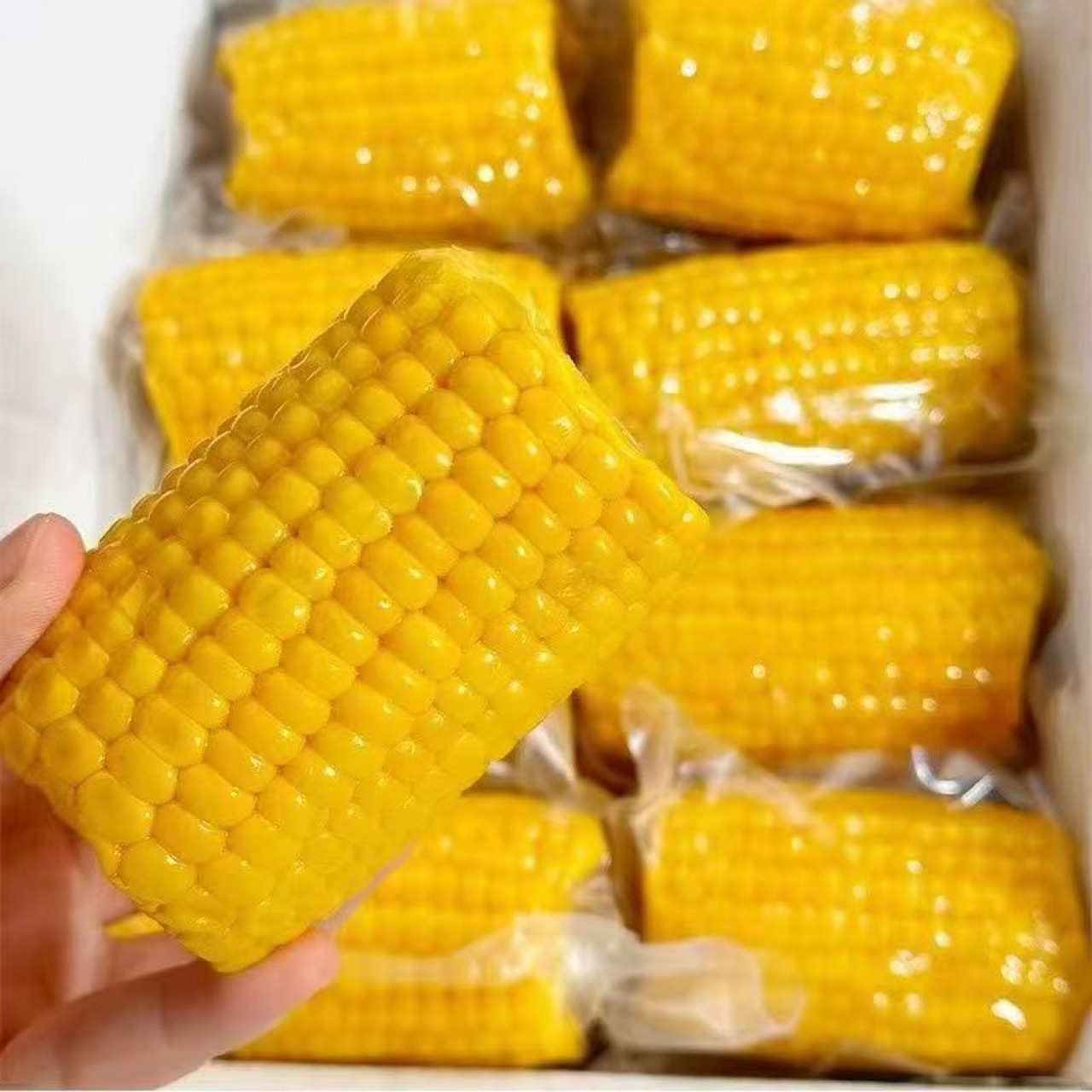 Фруктовые кукурузные сегменты Manxiaohu, не требуют приготовления, готовы к употреблению, 7 см/сегмент, целая коробка кукурузных сегментов, 50 штук/коробка