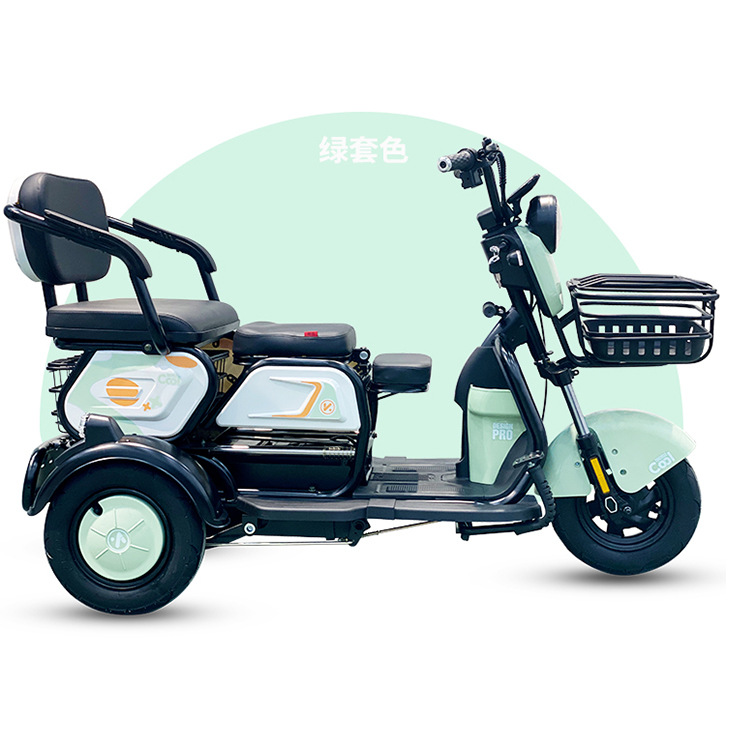 Factory Direct Supply of New Leisure Electric Tricycles for Adults and the Elderly to Pick up and Send Children's Battery Car Export Retail