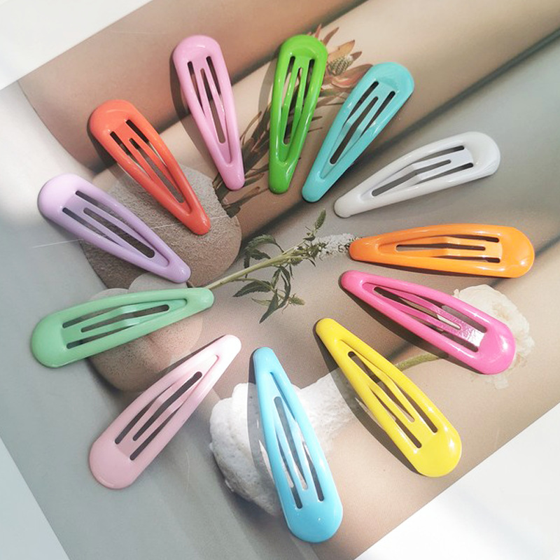 Water drop candy color BB clip color New Internet celebrity hair accessories Korean style children's hairpin dripping hair clip bangs side clip