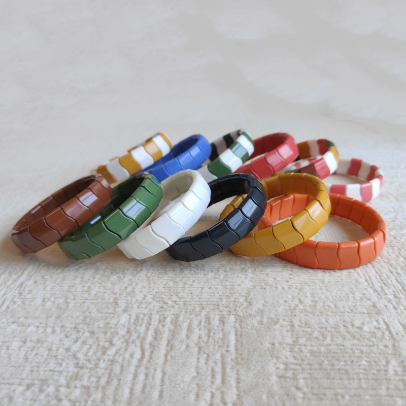 Sold Gift Tourmaline Color Wave Bracelet genuine goods Germanite Jewelry Bracelet Maifan Stone Bracelet Finished in stock