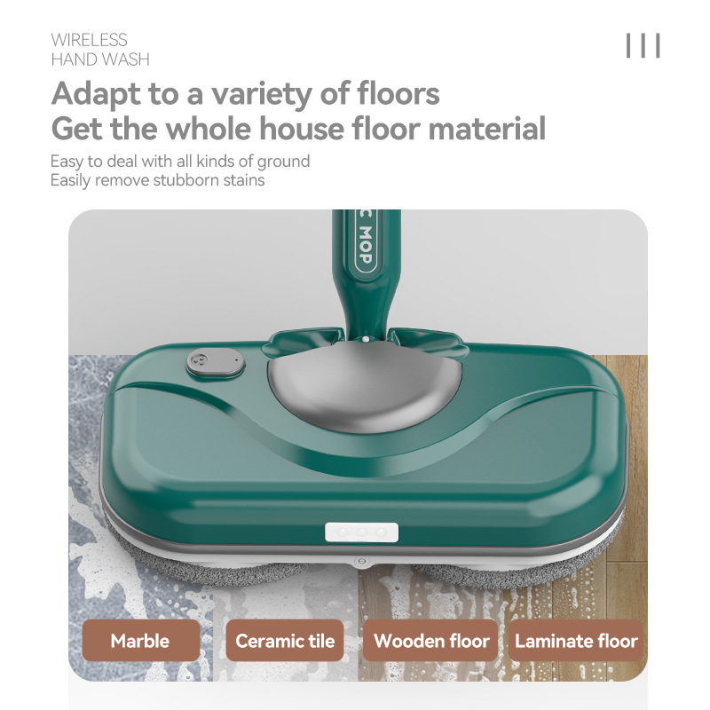 Cross-Border Fully Automatic Electric Mop Handheld Wireless Portable Rechargeable Multifunctional Smart Mopping Machine for Home Use