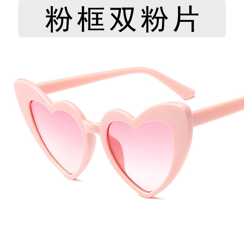 New European and American heart sunglasses party love sunglasses cross-border wholesale sunglasses
