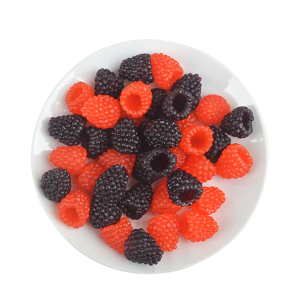 Factory direct sale simulation wild strawberry raspberry raspberry model simulation fake fruit shooting props fruit shop decoration