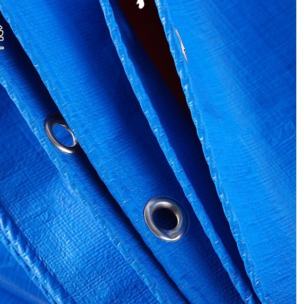 Factory wholesale blue orange tarpaulin plastic waterproof cloth thickened car rain cloth industrial waterproof cover cloth pe rainproof cloth