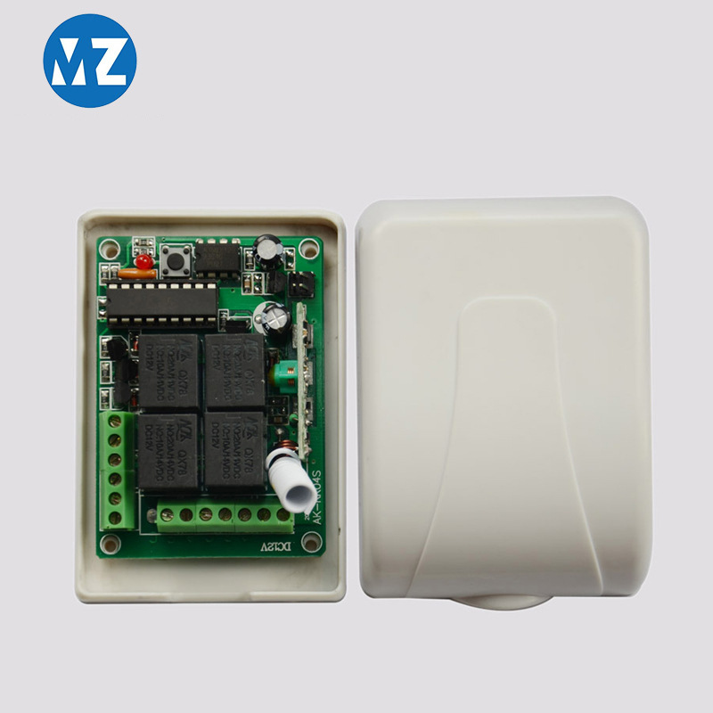 Factory Direct Sales 12-Volt Four-Way Remote Control Switch Ak-Rk04S-12 Learning Home Wiring Alarm Protection