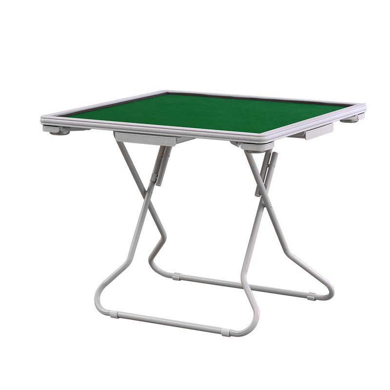 Plastic Steel Mahjong Household Foldableing Mahjong Table Multi-Functional Simple and Lightweight Dormitory Table Hand-Rubbed Chess and Card Table Poker Table