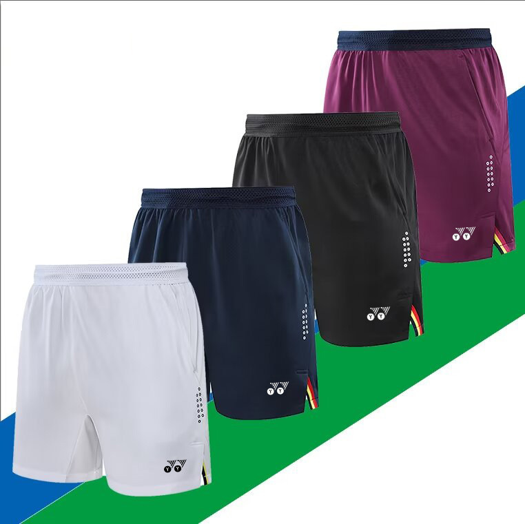 Badminton Sweatpants Yy Unisex Shorts for Men and Women Quick-Drying Breathable Group Purchase Custom-Made Table Tennis Uniform Team Uniform
