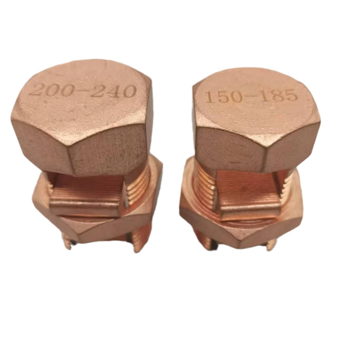 Open Tail Bolt Fixed Wire Clamp Cable Connection Branch Wire Clamp Hexagonal Branch Crimping Clamp Bridge Type Grounding Clamp