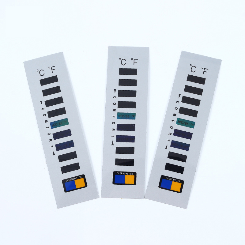 Clothing Thermometer Temperature Measurement Range 22 ℃ -38 ℃ Clothing Accessories Clothing Thermometer Patch Manufacturer