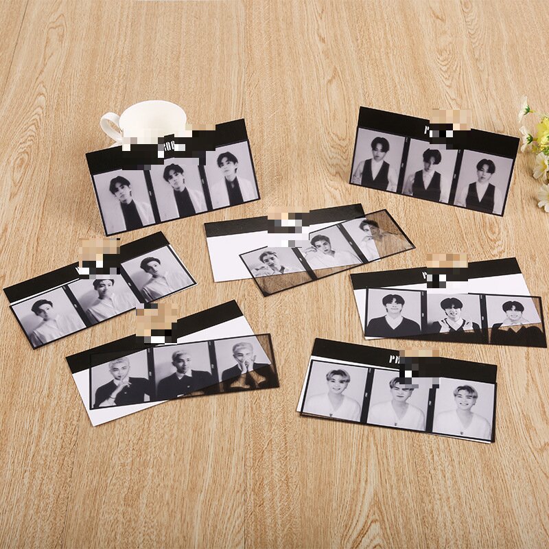 Junior Group Jungkook, Kim Taehyung, Jungkook Proof Same Style 3-Square Film Photo Card