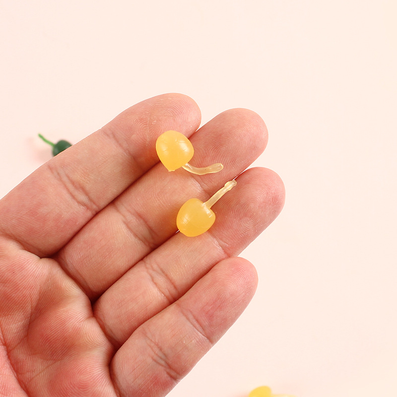 Simulation DIY Mini Cherry Fruit Miniature Food Toy Fruit Handmade Accessories Play House Toys Shooting Props
