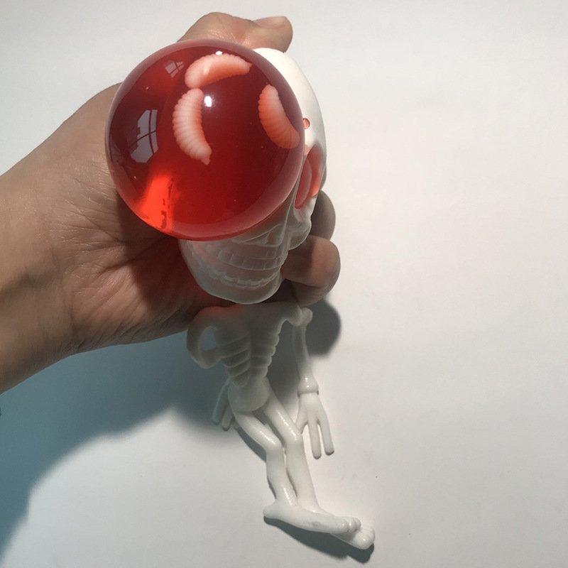 Ghost Festival alien vent ball Ghost Head water ball squeeze ball Halloween novelty explosions decompression toys wholesale