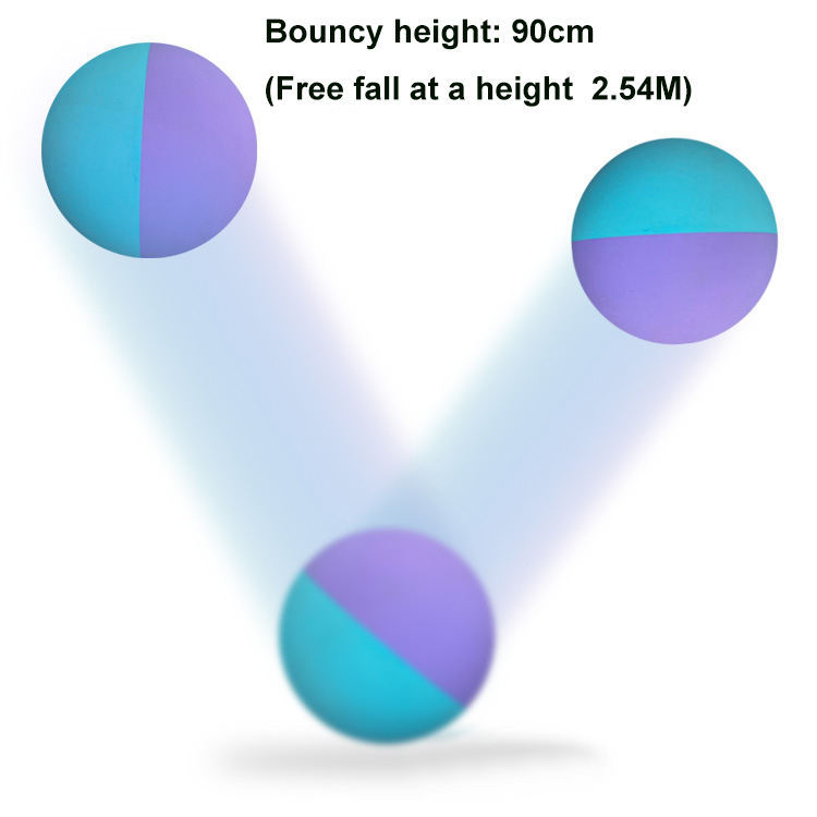 Manufacturer Wholesale 6cm American Squash Handball Rubber High Elastic Hollow Ball American Standard Fitness Ball Printable Logo