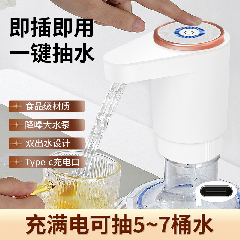 New Double-Pump Electric Water Pump, Fully Automatic Water Dispenser, Bottled Water Pump, Mineral Water Suction Device, Water Dispenser