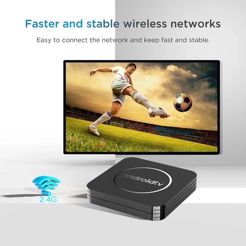 Q3 foreign trade box network set-top box Android 14.0 HD TV 4K network player AndroidTVBOX