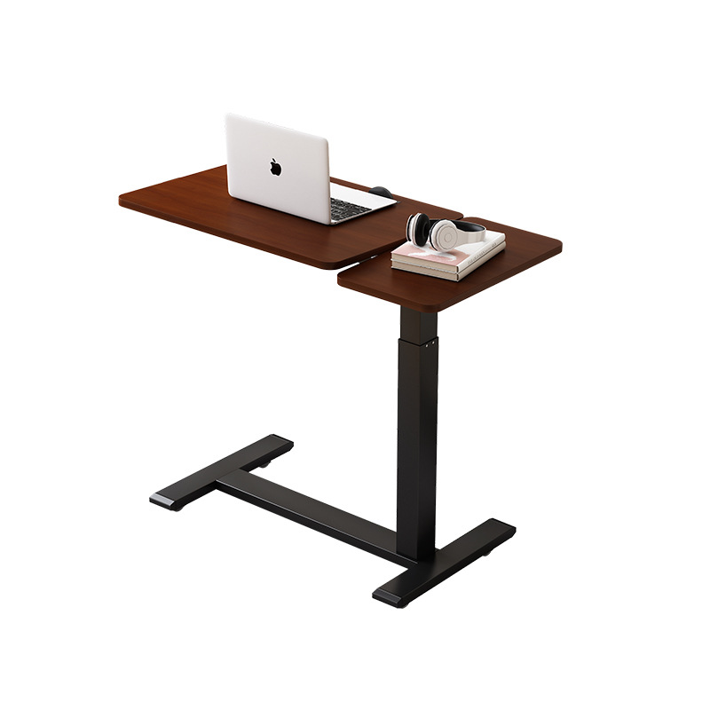 A Yidong Hydraulic Pneumatic Flip Desktop Lifting Table Bedside Table Home Sofa Bedroom Desk Lazy Student