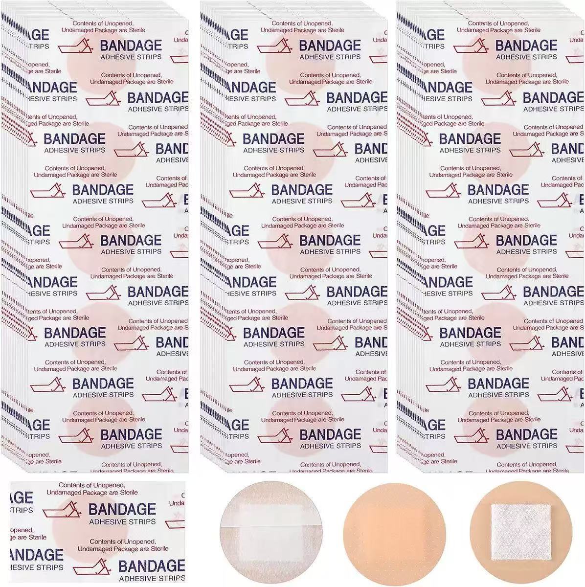 Cross-Border Export of Multi-Specification Special-Shaped Band-Aid English Packaging Pe Waterproof Combination Band-Aid Elastic Patch Heel Patch