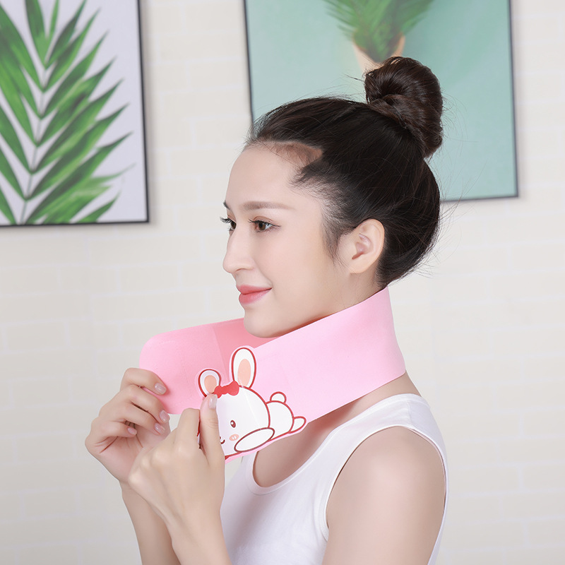 Shake Tone New Same Style Rabbit Neck Belt Neck Film Paste Neck Mask Cool Scarf Neck Film Fixing Belt