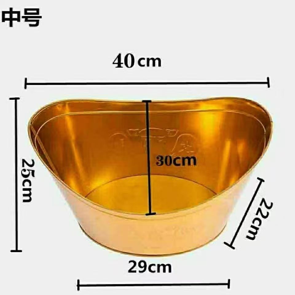 ✅ Incense Burner for Burning Paper Offerings, Ingot Basin, Iron Bucket Basin, Fire Basin, Treasure Basin Supplies Wholesale for Home Use