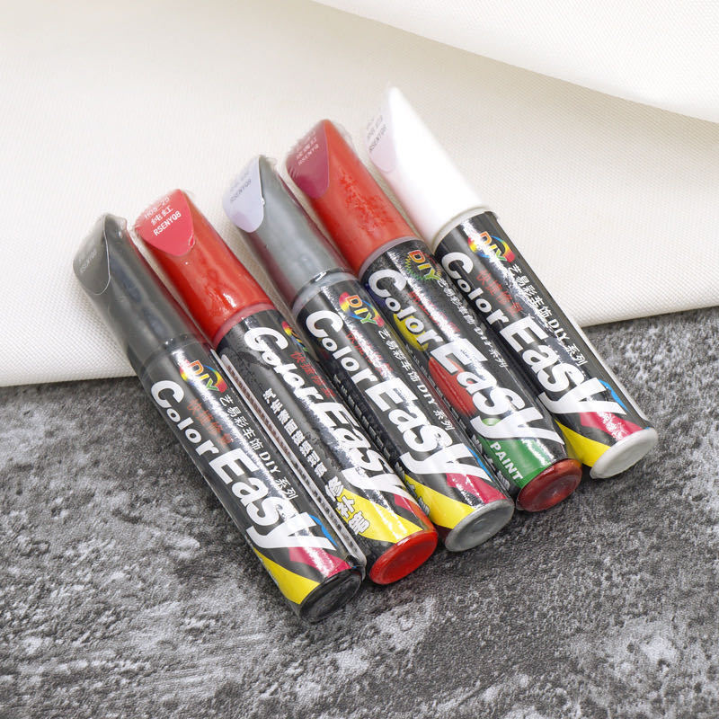 Car Scratch Repair Paint Pen Pearl White Red Black Silver Car Paint Surface Removal Simple Repair Paint Repair Tool