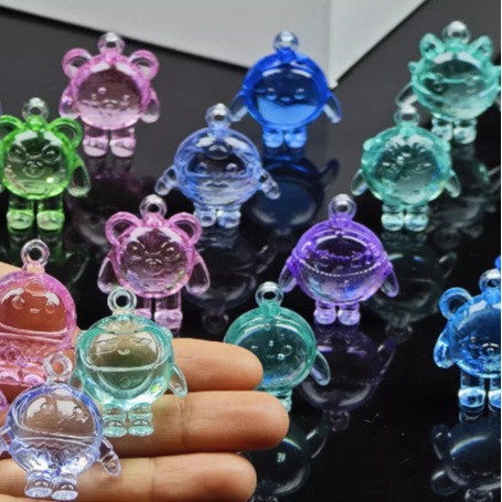 Luminous Blind Bag Small Toy Small Animal Mini Cute Independent Packaging Stereo Model Luminous Artificial Cartoon Random
