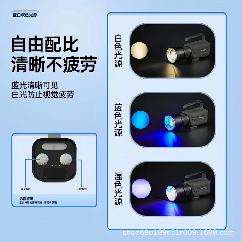 Shannix upper fish max2 long-range fishing light high-power rechargeable night fishing light strong light special laser gun for wild fishing