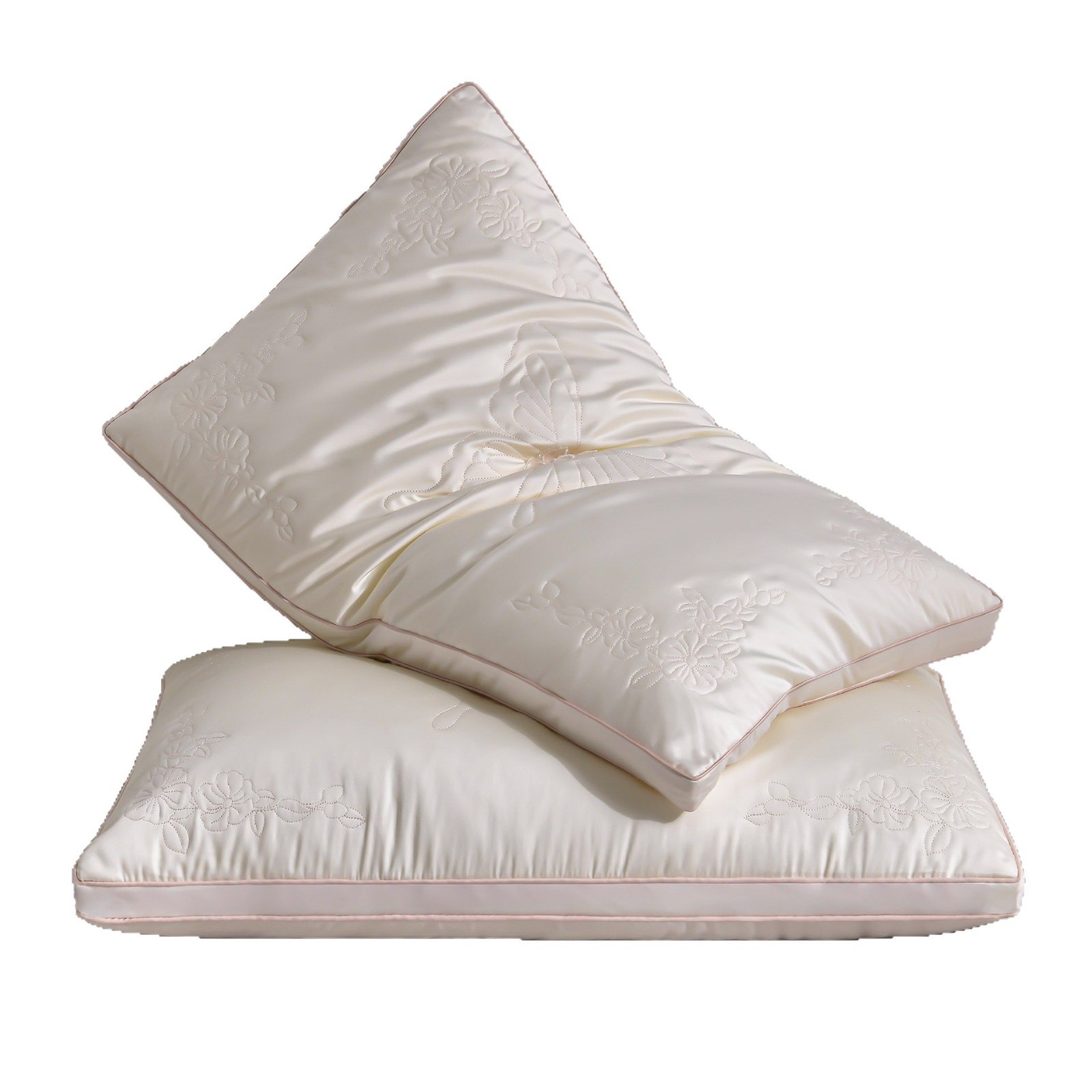 Class A Super Soft Silk Pillow Pillow Core Cervical Pillow for Helping Sleeping Home Pair Single Pillow for Student Dormitory