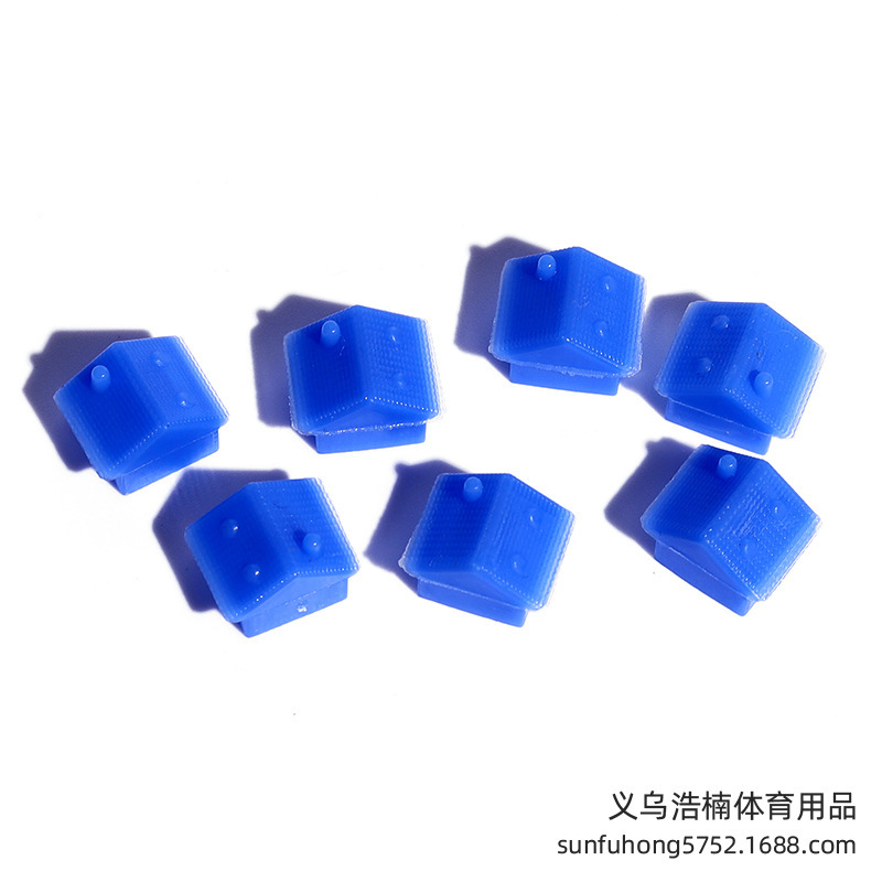 Monopoly Game Chess Small House Hotel Game Accessories Plastic Chessmen Game Chessmen Plastic Accessories 12mm
