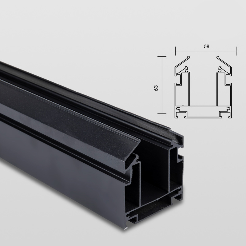 Foreign trade special magnetic track lamp soft film ceiling lighting embedded concealed embedded lamp track spotlight