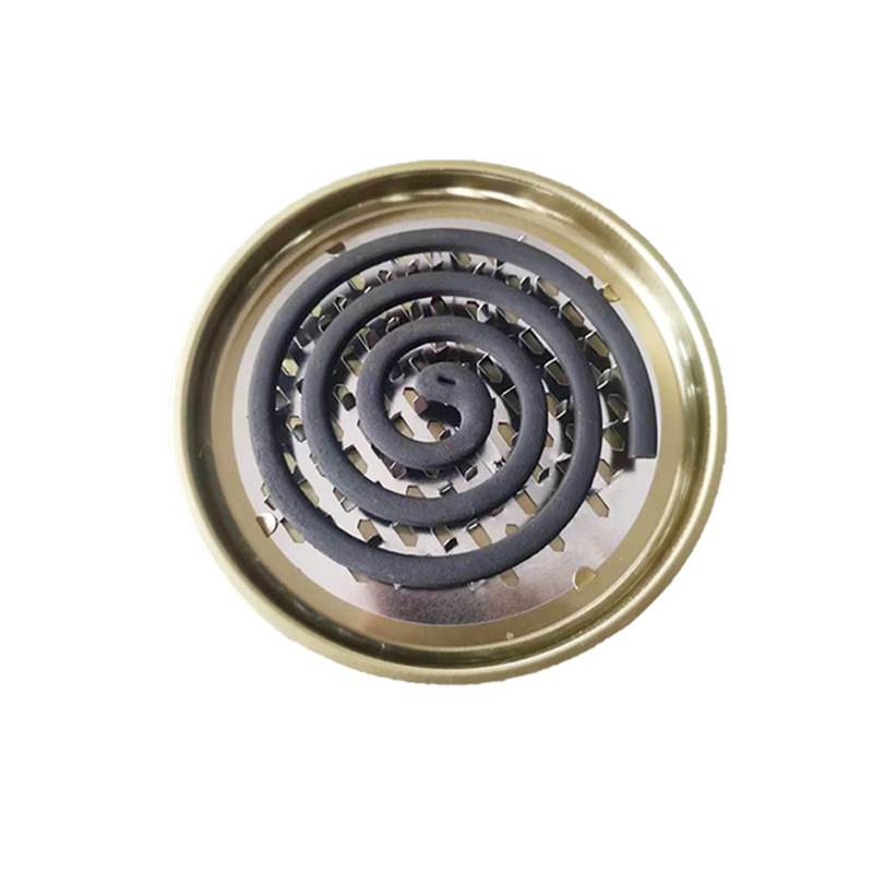 Direct Supply from Manufacturer: Mosquito Coil Holder with Iron Serrated Edge, Safe and In-Stock, Anti-Mosquito, Windproof, with Lid