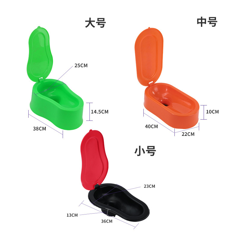Manufacturer Supplies Special Temporary Toilets for Decoration, Simple Squat Toilets, Construction Site Disposable Plastic Squat Toilets, Urinals
