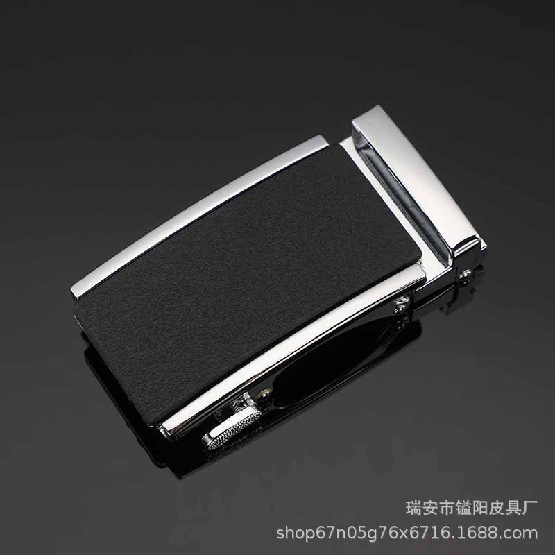 New Frosted Men's Automatic Buckle Alloy Belt Buckle Pants Head Belt Buckle Pants with Laser LOGO