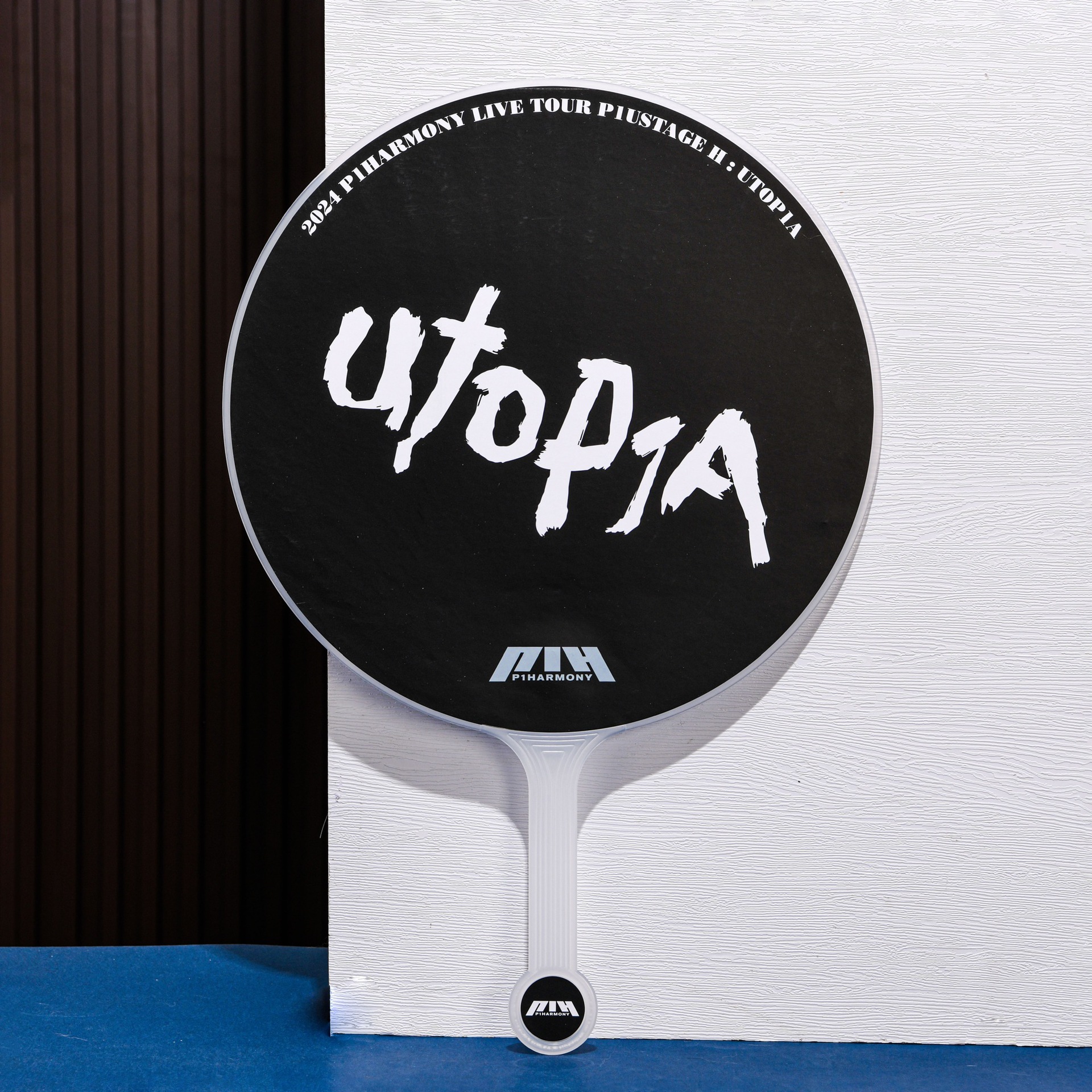 Celebrity Peripheral Support Fan, Homemade Mini Fan, Transparent Fan Handle, Large and Small King Fan, Customized D J Y Round Fan