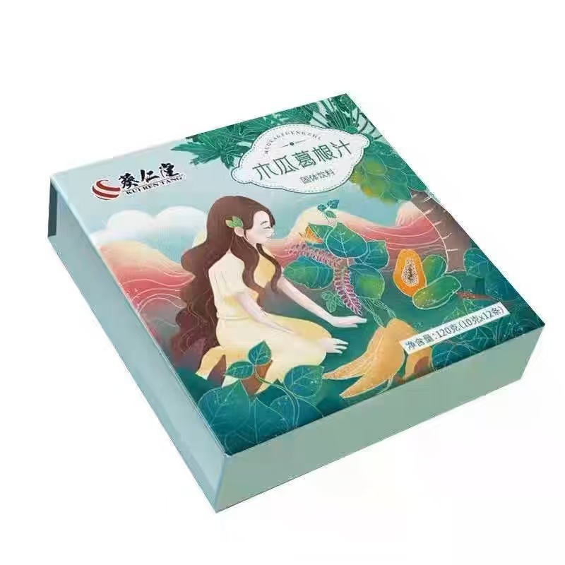 Papaya and Pueraria Juice Manufacturer Pueraria Juice Solid Drink Granules Meal Replacement Box Portable Papaya and Pueraria Juice