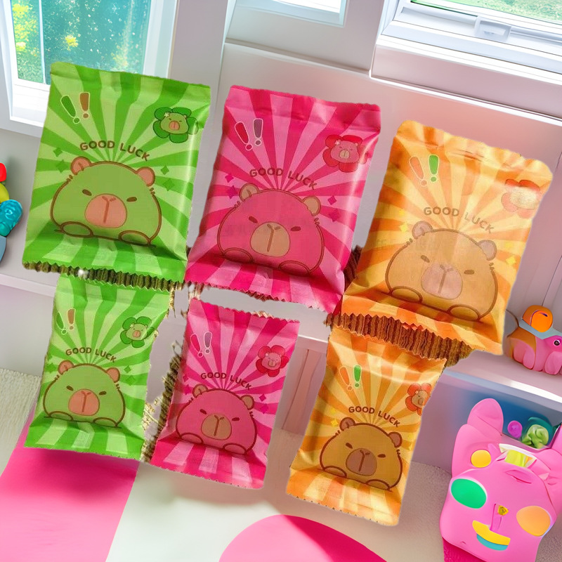 in stock Surprise Capibala Blind Bag Empty Bag Micro Small Jewelry Toy Pendant Craft Internet Celebrant Small Bag