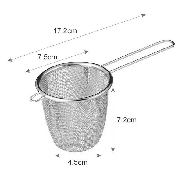 Cross-border 304 Stainless Steel Tea Maker Handle Stainless Steel Tea Filter Tea Filter Tea Filter Tea Accessories