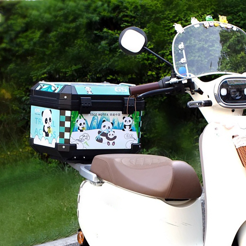 Motorcycle trunk storage box electric car trunk detachable trunk storage electric car large capacity 45L