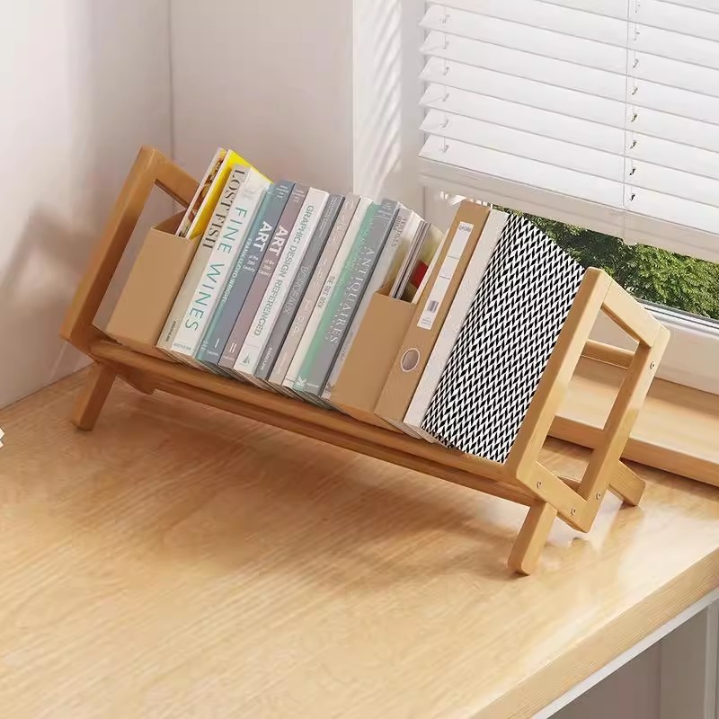 Desktop Storage Rack Home Living Room Small Ornaments Decorative Rack Office Desk Multi-Layer Book Stand Storage Rack