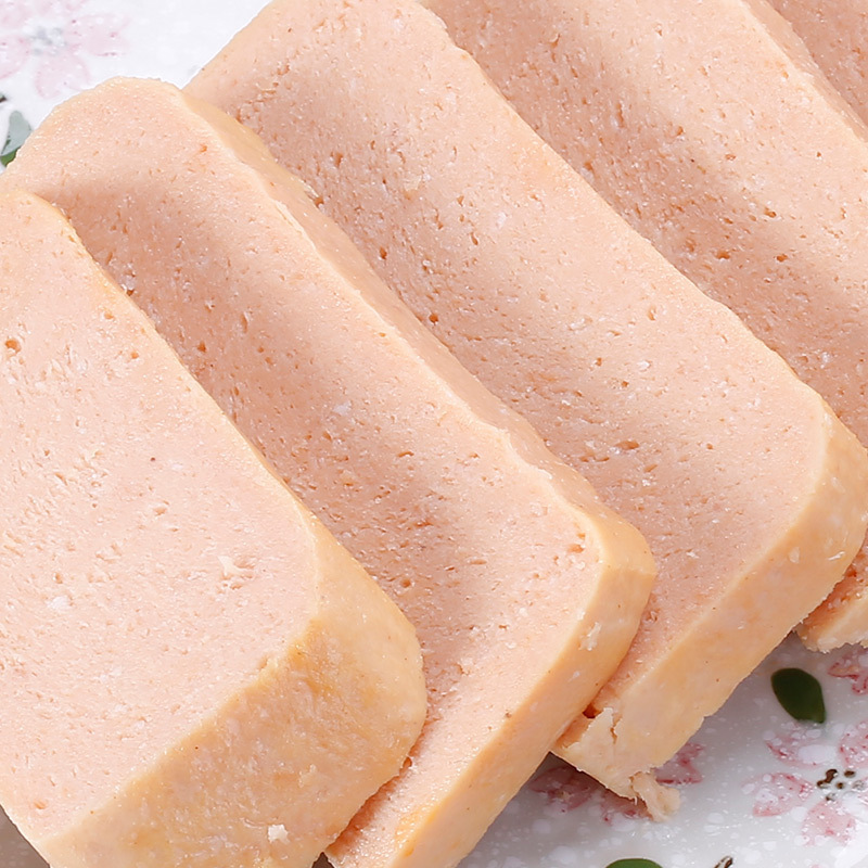 Gulong food lunch meat boiled instant noodles pork canned hot pot instant food outdoor canned 360g