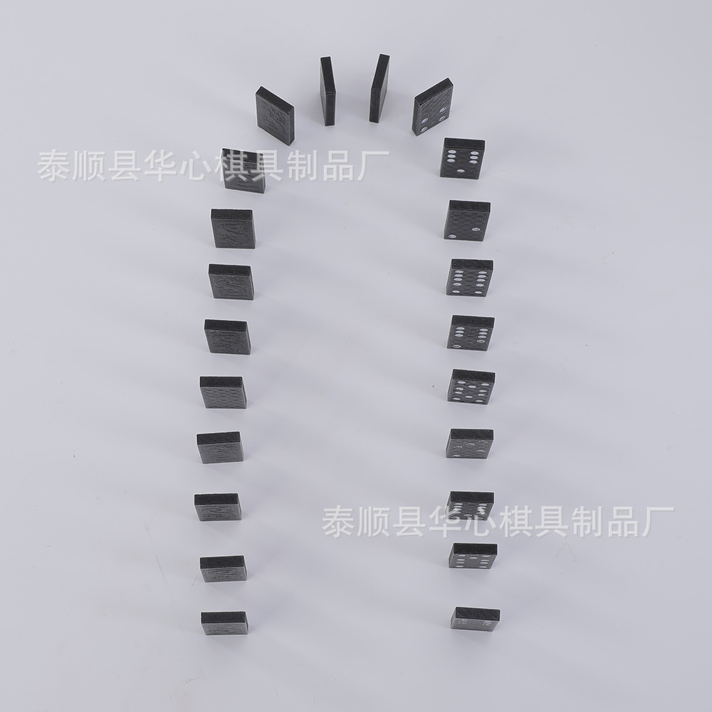 Children's puzzle domino wooden box storage points number of dragon cognitive wooden toys concentration training