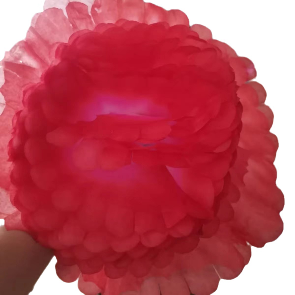 Senshan Funeral Supplies Handmade Paper Flower Heads, Colorfulful Wreaths, Accessories, Funeral Cars, Mourning Hall Decorations, Finished Paper Flowers, Imitation