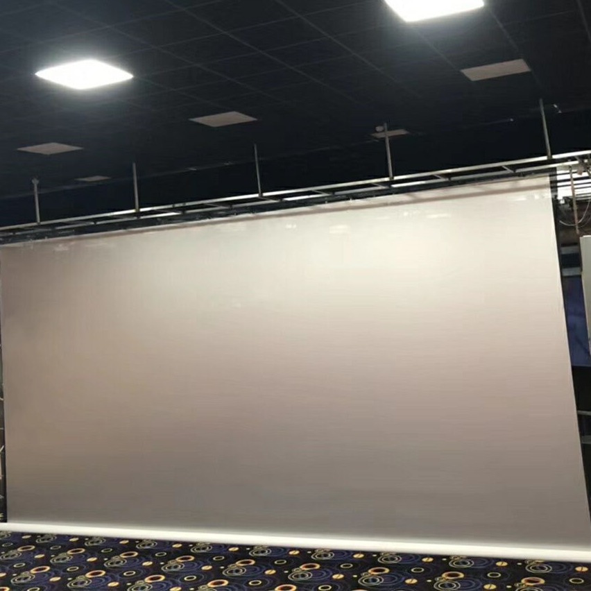 Manufacturer in stock black and white soft simple screen fast folding screen film screen projector home anti-light screen silver screen