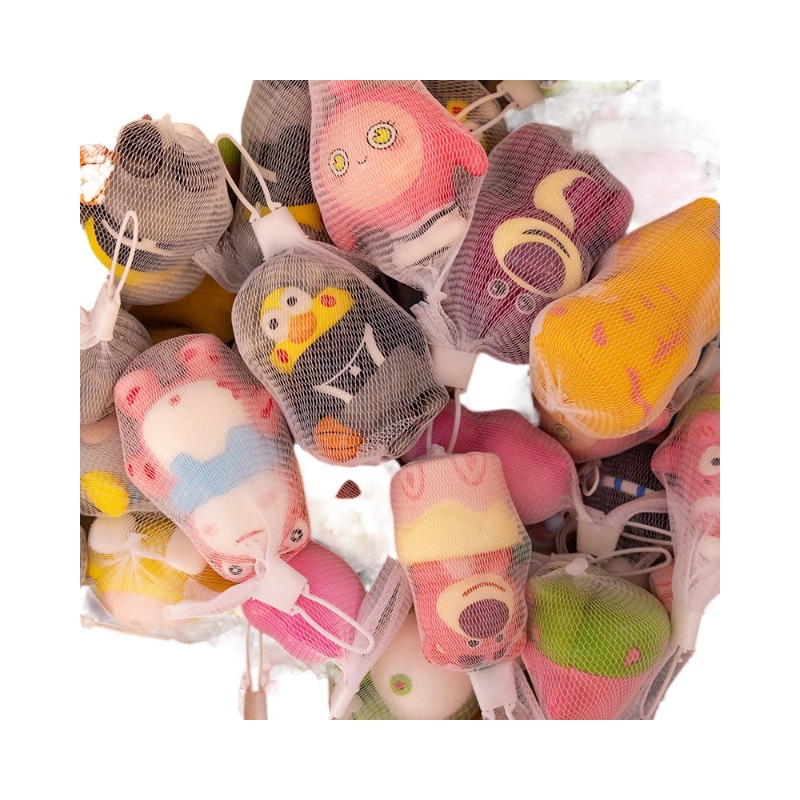 Mesh bag decompression pinch music slow rebound doll student stall gift decompression artifact factory wholesale children's toys