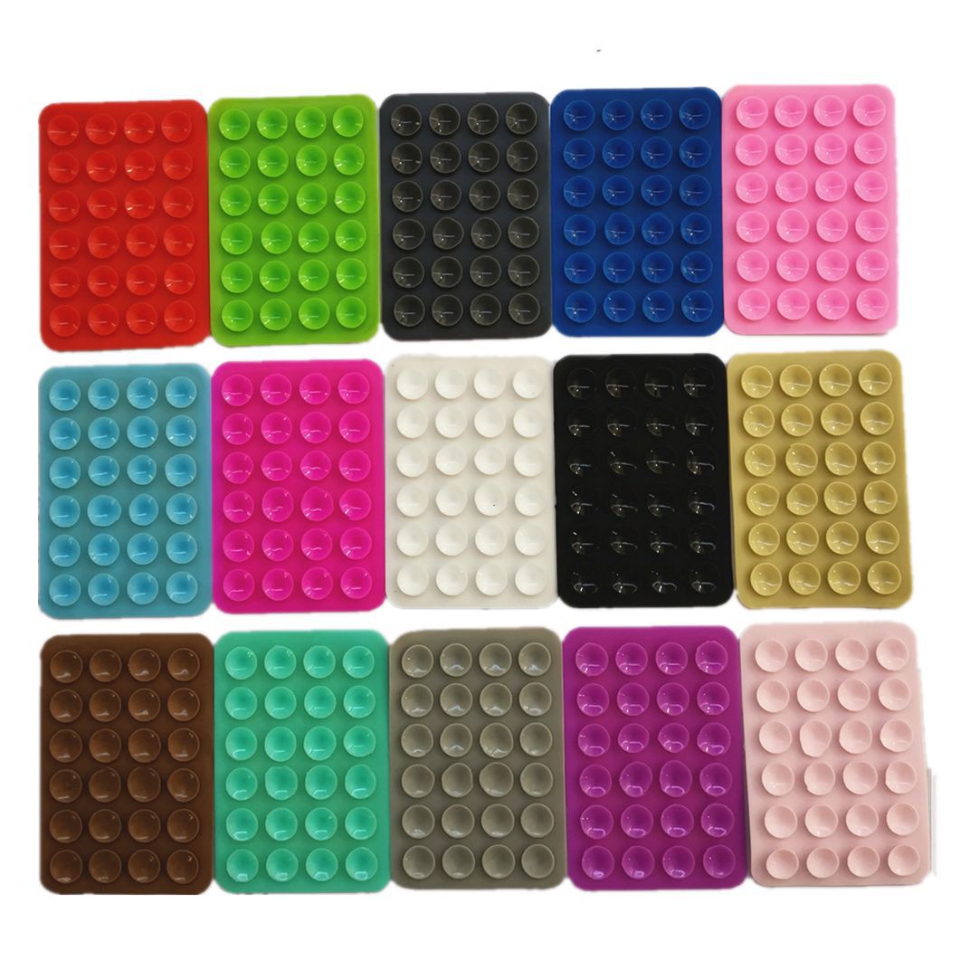 Силиконовая присоска 24 зерна квадратная присоска для мобильного телефона и планшета антискользящий держатель