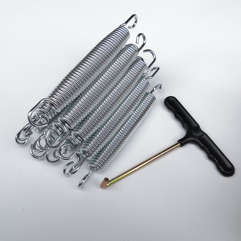 Wholesale Cross-Border Export Trampoline Spring Trampoline Spring Waist Drum Outdoor Trampoline Spring Bow Accessories